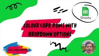 How to colour code data validation from drop down menus