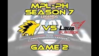 ONIC vs LPE [Game 2] | MPL-PH Season 7 Week 2 Day 3 | ONIC PH vs PLAYBOOK ESPORTS (HD)