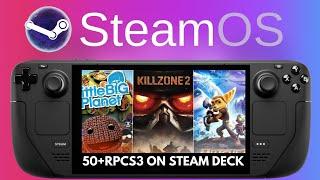 50+ PS3 (RPCS3) Games Tested On The Steam Deck With CryoUtilities 2.0
