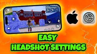 Free Fire iPhone Settings sensitivity 2023 + iPhone 14 pro Gameplay 