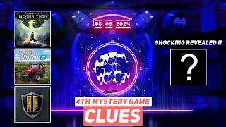 EPIC GAMES CLUES FOR THE 4TH MYSTERY VAULT GAME 2024 | EPIC GAMES 4TH MYSTERY GAME 2024 REVEALED