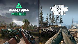 Delta Force Hawk Ops Mobile vs Warzone Mobile Comparison