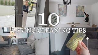 TOP 10 SPRING CLEANING TIPS  QUICK & EASY WAYS TO CLEAN YOUR HOME  EXTREME CLEANING MOTIVATION