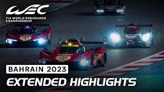 Extended Race Highlights I 2023 8 Hours of Bahrain I FIA WEC