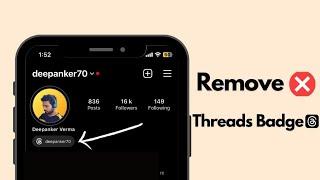 How to Remove Threads Badge from Instagram Profile
