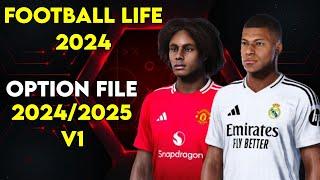 Football Life 2024 - 2024/2025 Option File V1