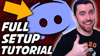 How To Make A Discord Server: Full Setup Discord Tutorial With FREE Discord Template!