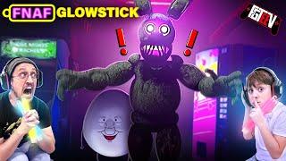 Five Night's at Freddy's Project-Glowstick + ONAF 3!  The End of Both Games (FGTeeV x2)