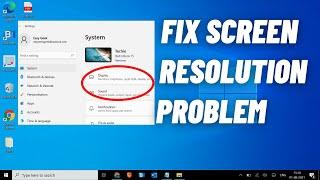 How To Fix Screen Resolution Problem In Windows 11/Windows 10