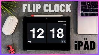 Flip Clock Screensaver for iPad 2024 | clock for iPad | Zen flipclock