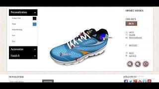 Online Sports Shoe Design Tool