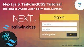 Build React Login Form with TailwindCSS | Next.js 14 for Beginners | Part 1 | Geekboots