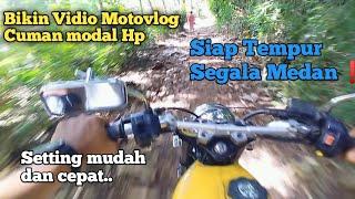 BIKIN VIDIO KONTEN MOTOVLOG CUMAN MODAL HP HASIL BISA SEBAGUS INI ‼️PAKAI ALAT INI‼️