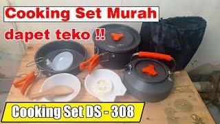 Unboxing Cooking Set | Alat Masak Camping Murah Sudah Dapat Teko