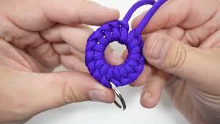 Make a Pendant Key Ring DIY  - BoredParacord.com