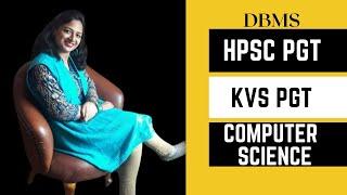 Cover DBMS for Haryana PGT and KVS PGT Computer Science Syllabus