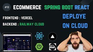 Deploy Ecommerce Full Stack Project With Spring Boot And React for FREE On Railway Cloud & Vercel