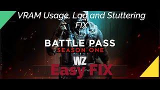 Warzone VRAM Usage Lag and Stuttering FIX detailed Ultimate solution