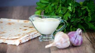 White sauce for shavarma (shaverma). Prepare simple recipes from wowfood.club