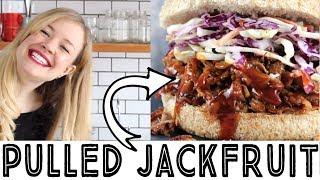 Pulled Jackfruit Recipe - 6 Ingredient BBQ Jackfruit Sandwich