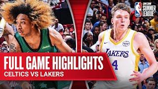 CELTICS vs LAKERS | NBA SUMMER LEAGUE | FULL GAME HIGHLIGHTS