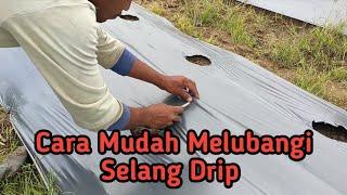 Cara melubangi selang drip @ Prio Makmur