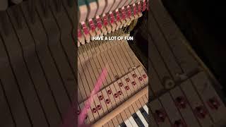 piano tuning and fixing a broken key