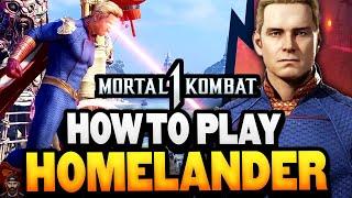 How To Play HOMELANDER (Guide, Combos, & Tips) | Mortal Kombat 1