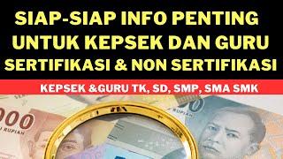 siap-siap guru sertifikasi dan non sertifikasi ada informasi penting malam ini