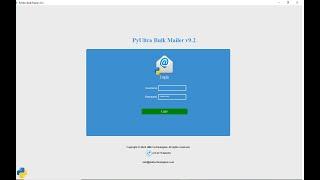 PyUltra Bulk Mailer v9.2/Gmail API+SMTP App Pass+Private Mail Server/Advance python98-99% Inbox rate