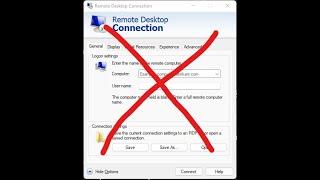 Windows 11 Remote Desktop Credentials Not Working!