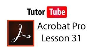Adobe Acrobat Pro Tutorial - Lesson 31 - Auto Form Field Detection