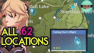 All 62 Fading Star's Might Locations of Unknown Star Event (The Event Is FIXED!) Genshin Impact