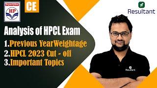 HPCL 2024 | Weightage Analysis of Previous Years | HPCL 2023 Cut Off | Civil Engineering