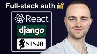 React + Django Ninja: Full-Stack Auth (in 15 Mins) ️