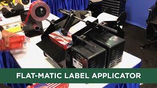 Flat-Matic Label Applicator and Labelling Machine