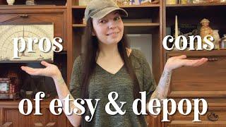 THE PROS AND CONS OF SELLING ON ETSY AND DEPOP FROM A RESELLER'S POV