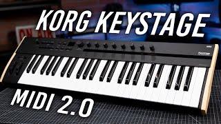 Korg Keystage MIDI 2.0: Raising the Bar for MIDI Controllers!