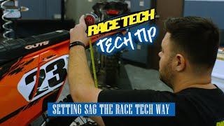 TECH TIP - Setting sag the Race Tech way