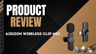 Aisizon Wireless Mic for Smartphone, Laptop & Tiktok | Unboxing & Review