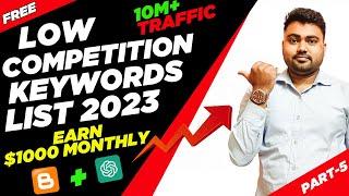 Top 5 Low Competition Keywords With Wigh Traffic In USA | Keywords Low Competition High Search