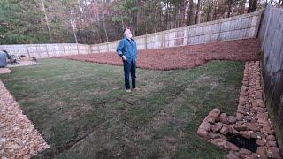 Amazing Drainage Solution to Stop The Water Coming From The Neighbors Yard  by Brooks Landscaping