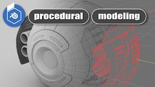create high quality meshes with procedural modeling in blender