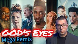 DAX- "Gods Eyes" remix. Freethinker Reaction Phix, Carly Pearl, Brutha Rick, P!X!E, Jerome Dillard +