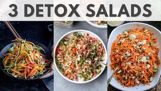 Super Easy Detox Salad Recipes (Part 1) | Healthy Dinner Recipes to Lose Weight