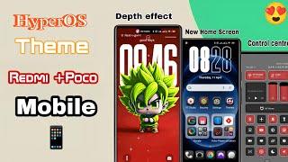 New hyperOS Best Theme | New hyperOS Themes Miui 14 | all Redmi & Poco mobile 