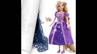 Elsa vs Rapunzel.