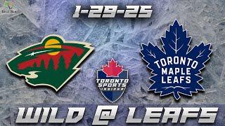 1-29-25 Minnesota Wild vs Toronto Maple Leafs Game Audio | NHL LIVE Stream Gamecast & Chat