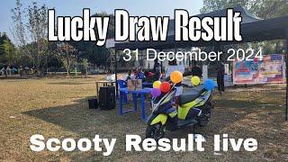 Scooty Result live (Simsanggre Lucky Draw)