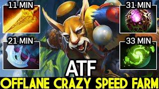 ATF [Brewmaster] Crazy Speed Farming Offlaner 11 Min Radiance Dota 2